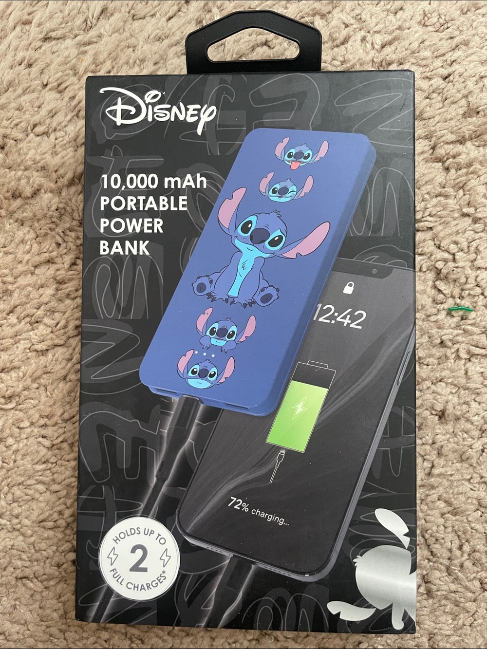 Disney Stitch Theme 10,000 mAh Portable Power Bank